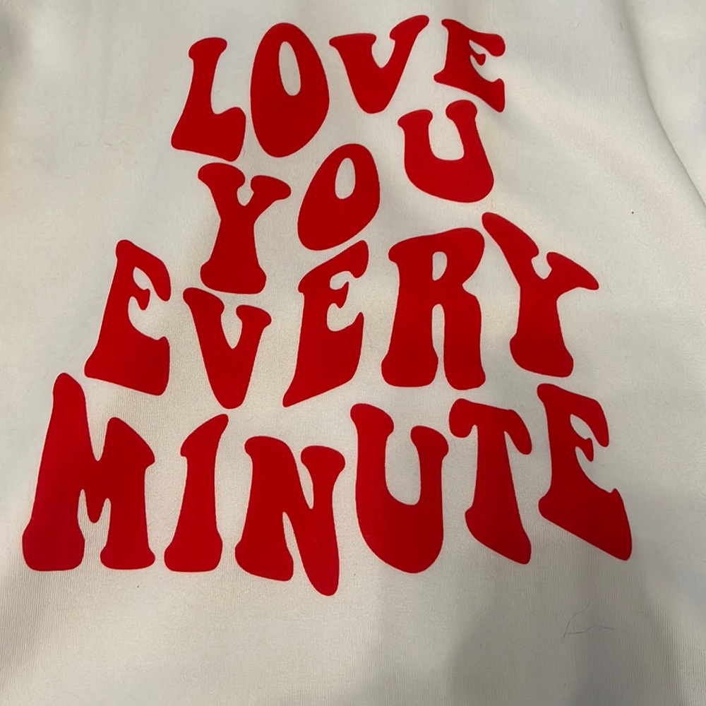White shein sweatshirt